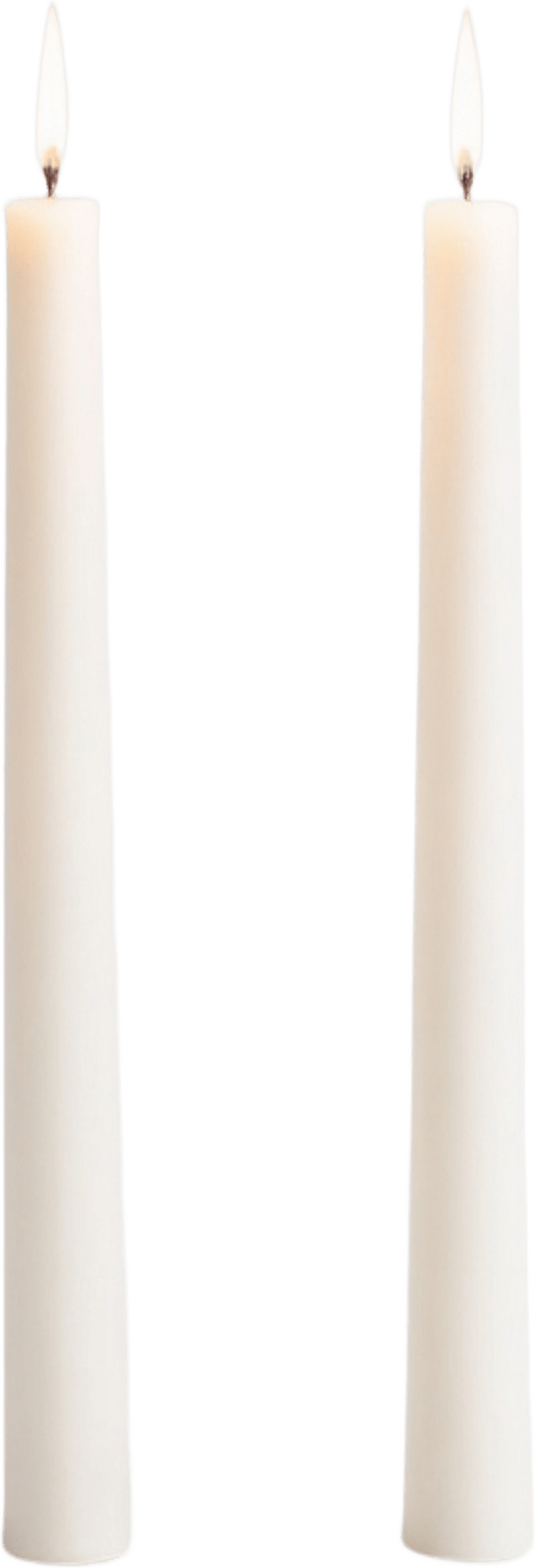 Luna Led Koniskt Ljus 2 St, från Led Nordic, i färgen vit.