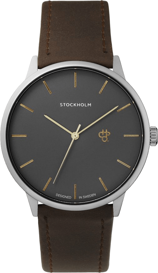 Khorshid Stockholm, från CHPO, i färgen gun metal/ brown.