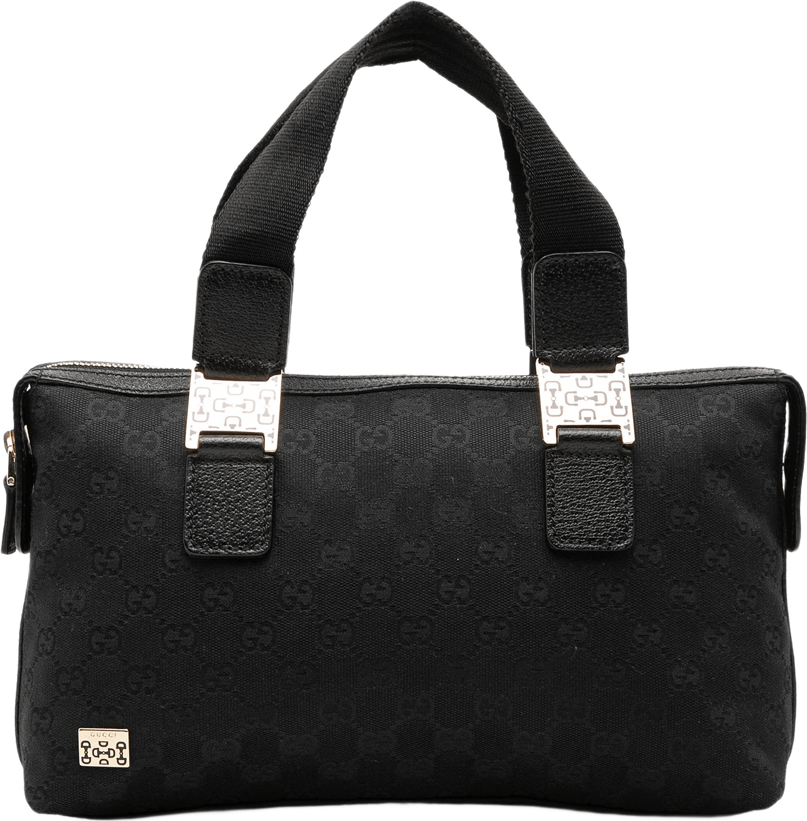 Gucci Gg Canvas Pop Handbag, från Luxclusif, i färgen black.