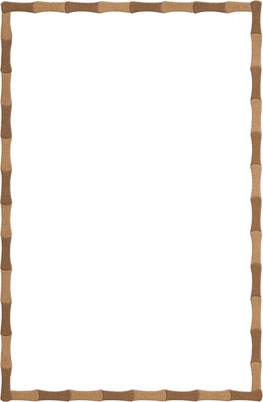 Alice Crawley Bamboo Stripe Terracotta, från Layered, i färgen stripe terracotta.