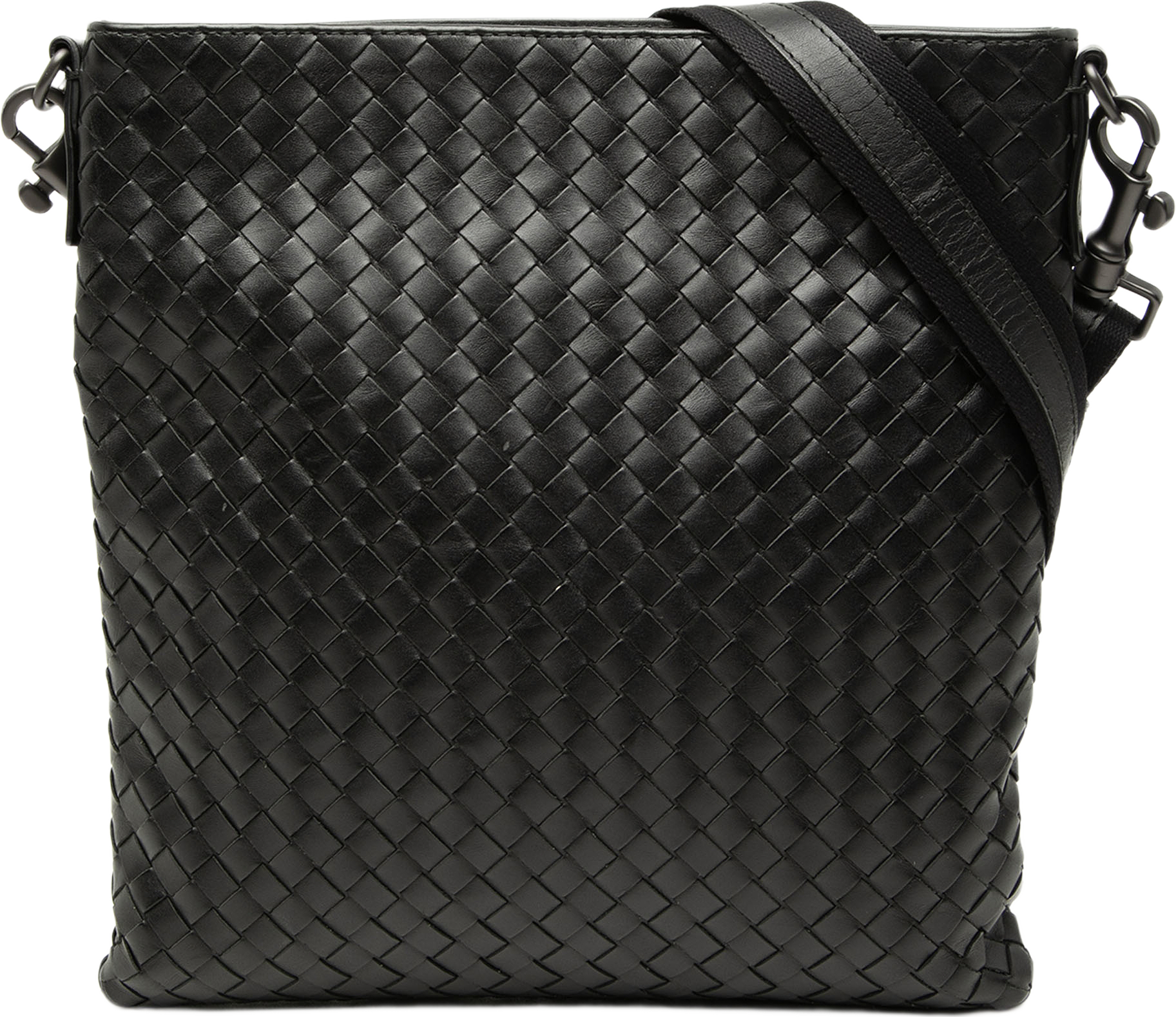Bottega Veneta Nappa Intrecciato Vn Crossbody, från Luxclusif, i färgen svart.