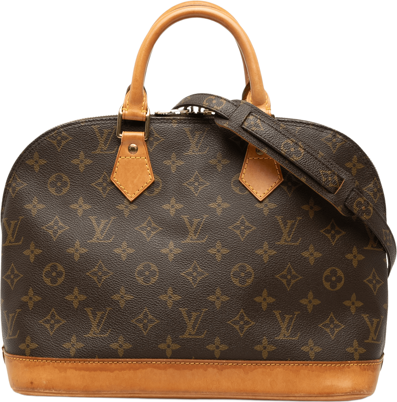 Louis Vuitton Monogram Alma Pm, från Luxclusif, i färgen brun.