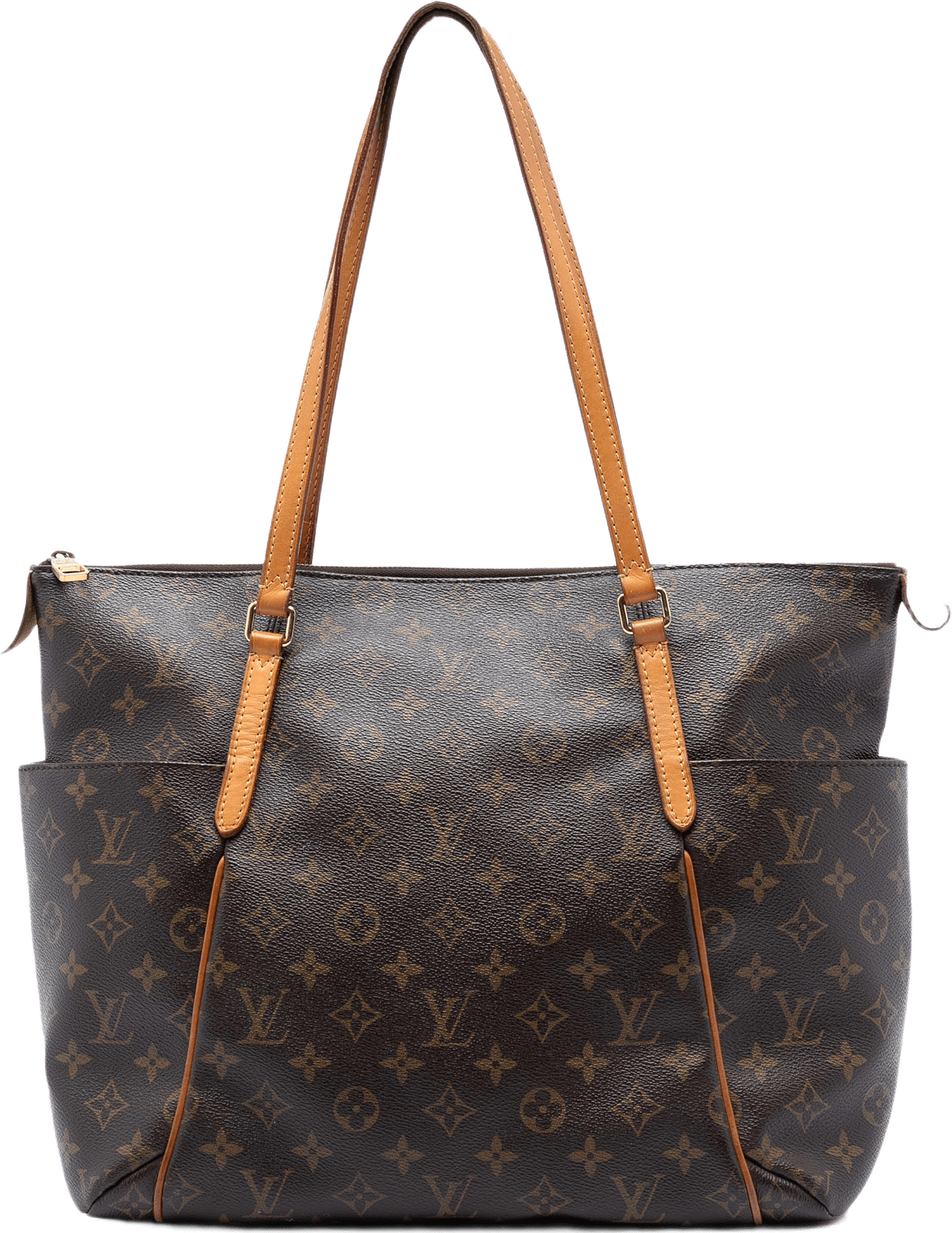 Louis Vuitton Monogram Totally Mm, från Luxclusif, i färgen brown.