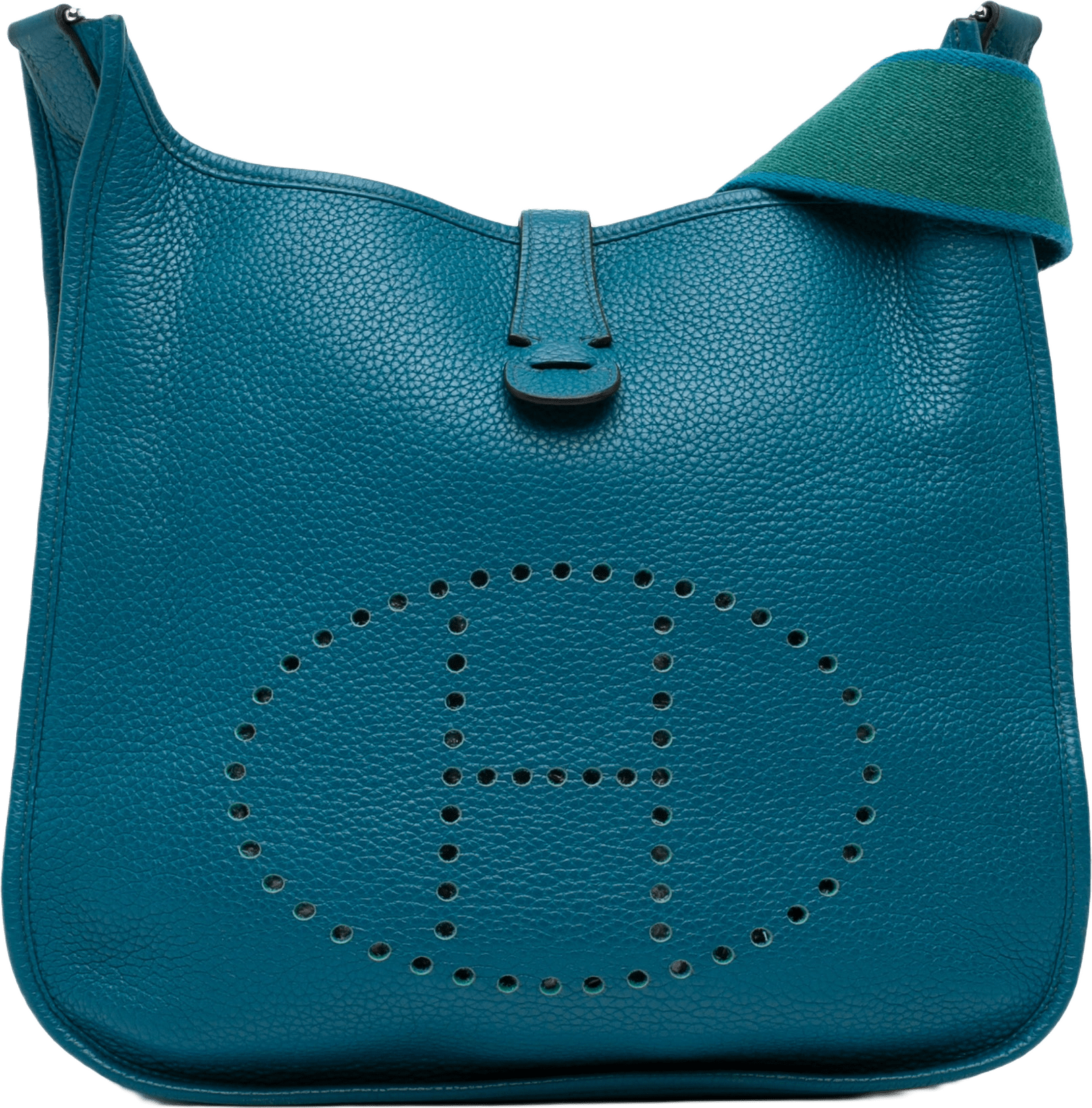 Hermès Clemence Evelyne Iii 33, från Luxclusif, i färgen blue.