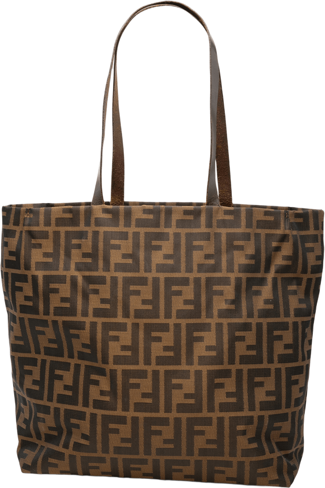 Fendi Zucca Canvas Tote, från Luxclusif, i färgen brown.
