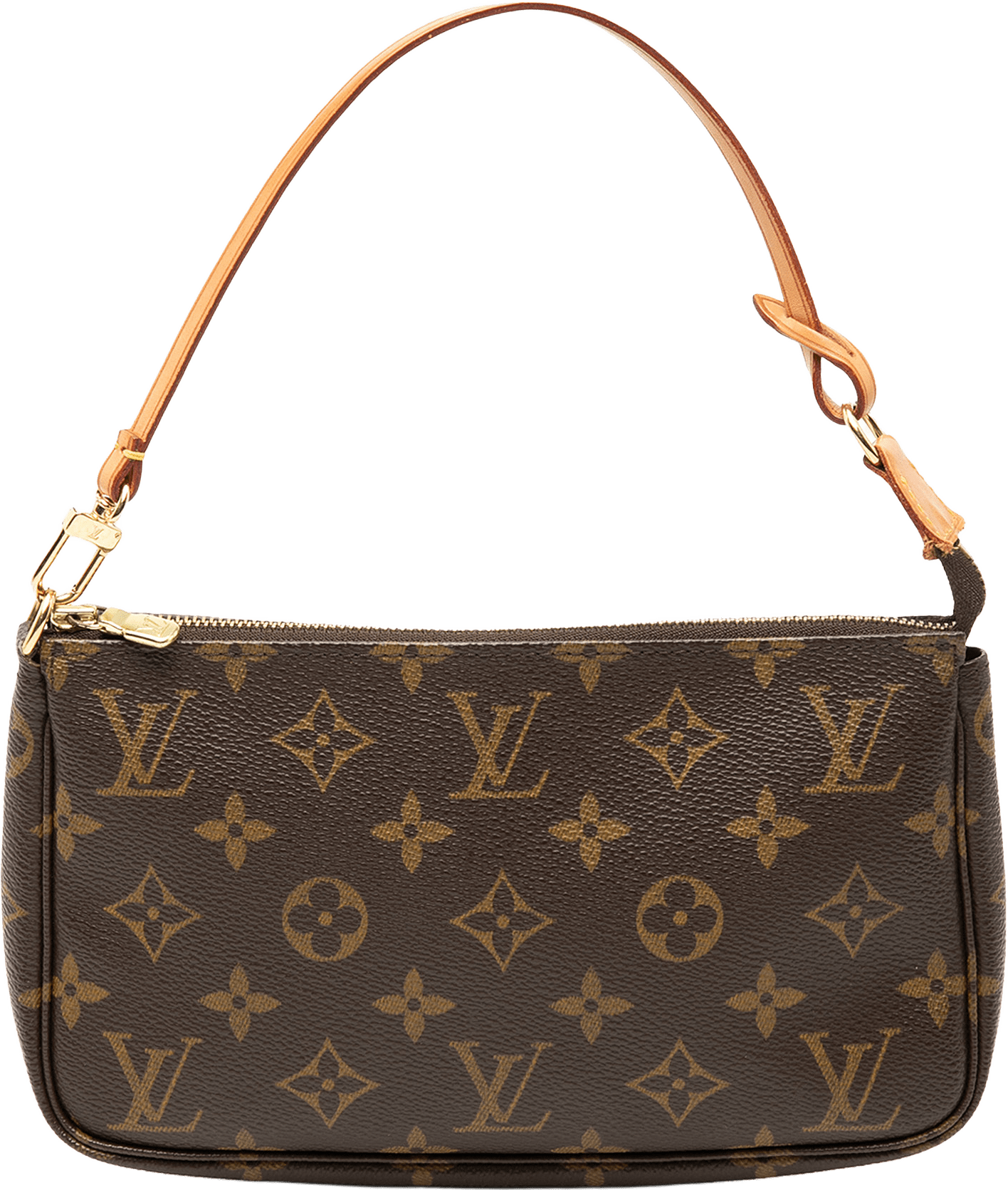 Louis Vuitton Monogram Pochette Accessoires, från Luxclusif, i färgen brown.