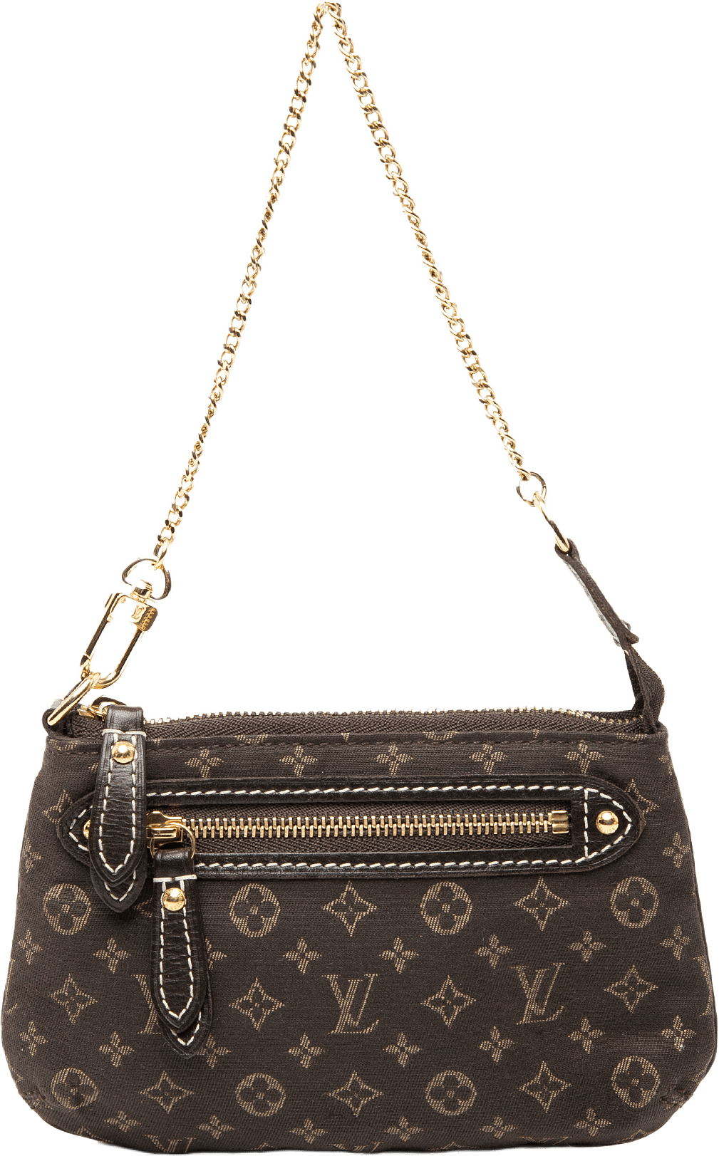 Louis Vuitton Monogram Idylle Mini Pochette Accessoires, från Luxclusif, i färgen dark brown.