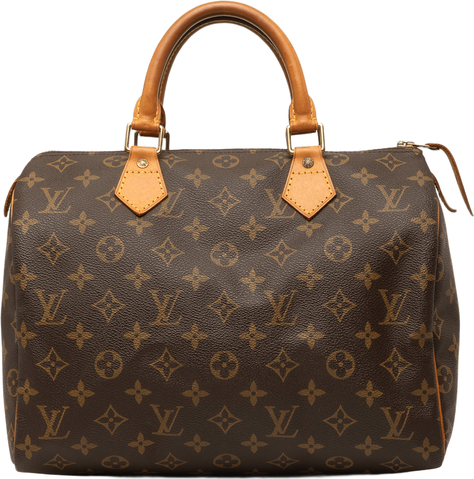 Louis Vuitton Monogram Speedy 30, från Luxclusif, i färgen brun.