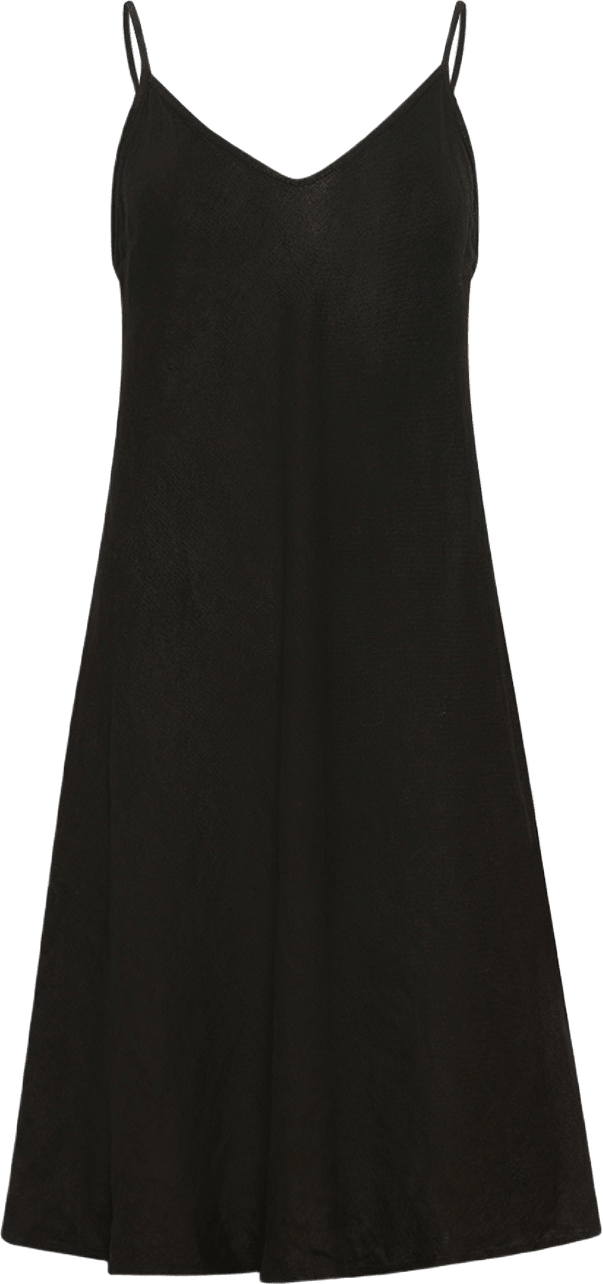 Abbelone, Midi Dress, Linen - Black, från Tiffany, i färgen black.