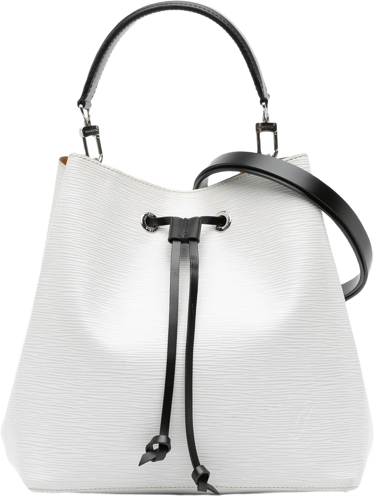 Louis Vuitton Epi Neonoe Mm, från Luxclusif, i färgen white.