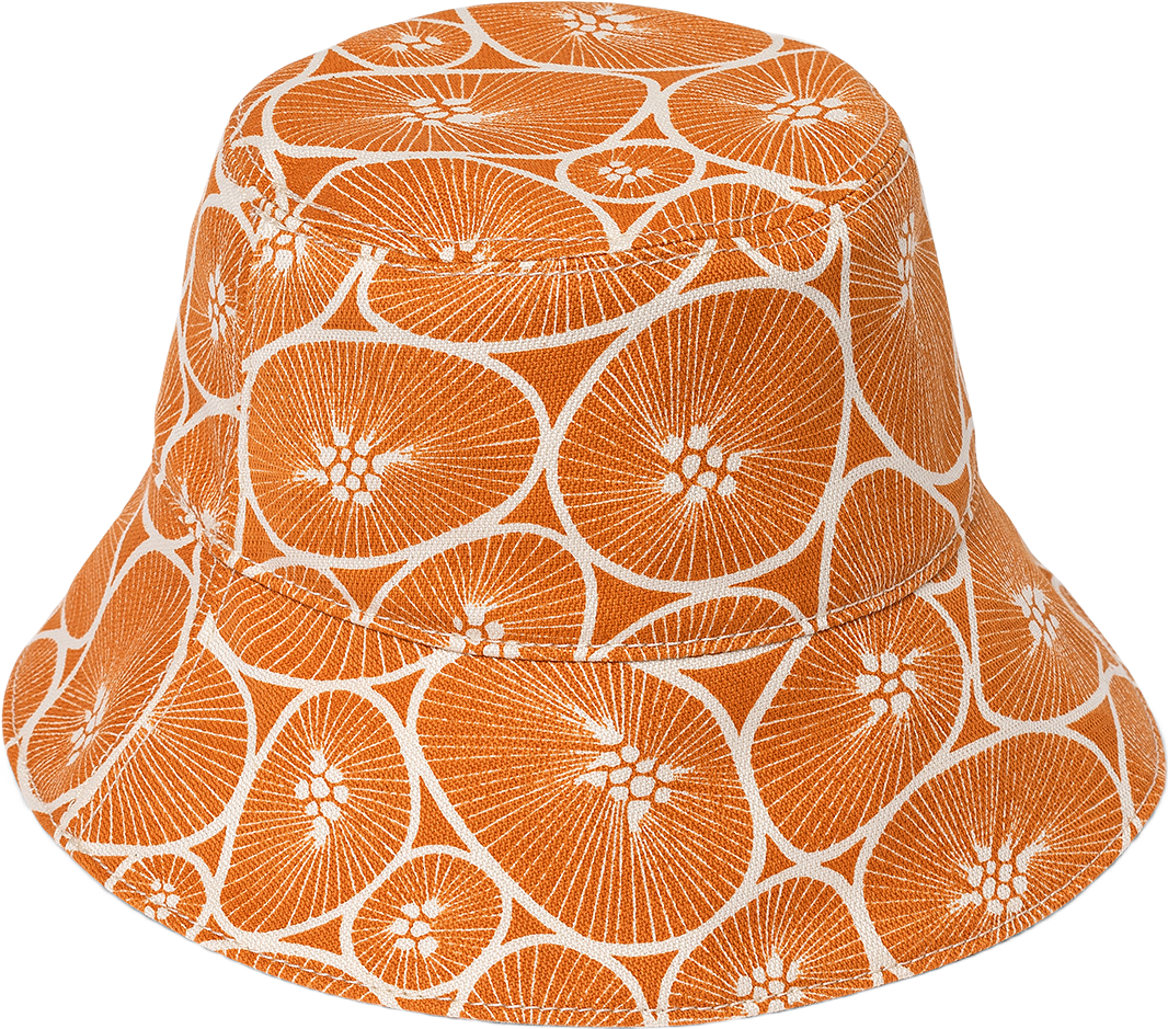 Solhatt Korall, från Gyllstad, i färgen orange.