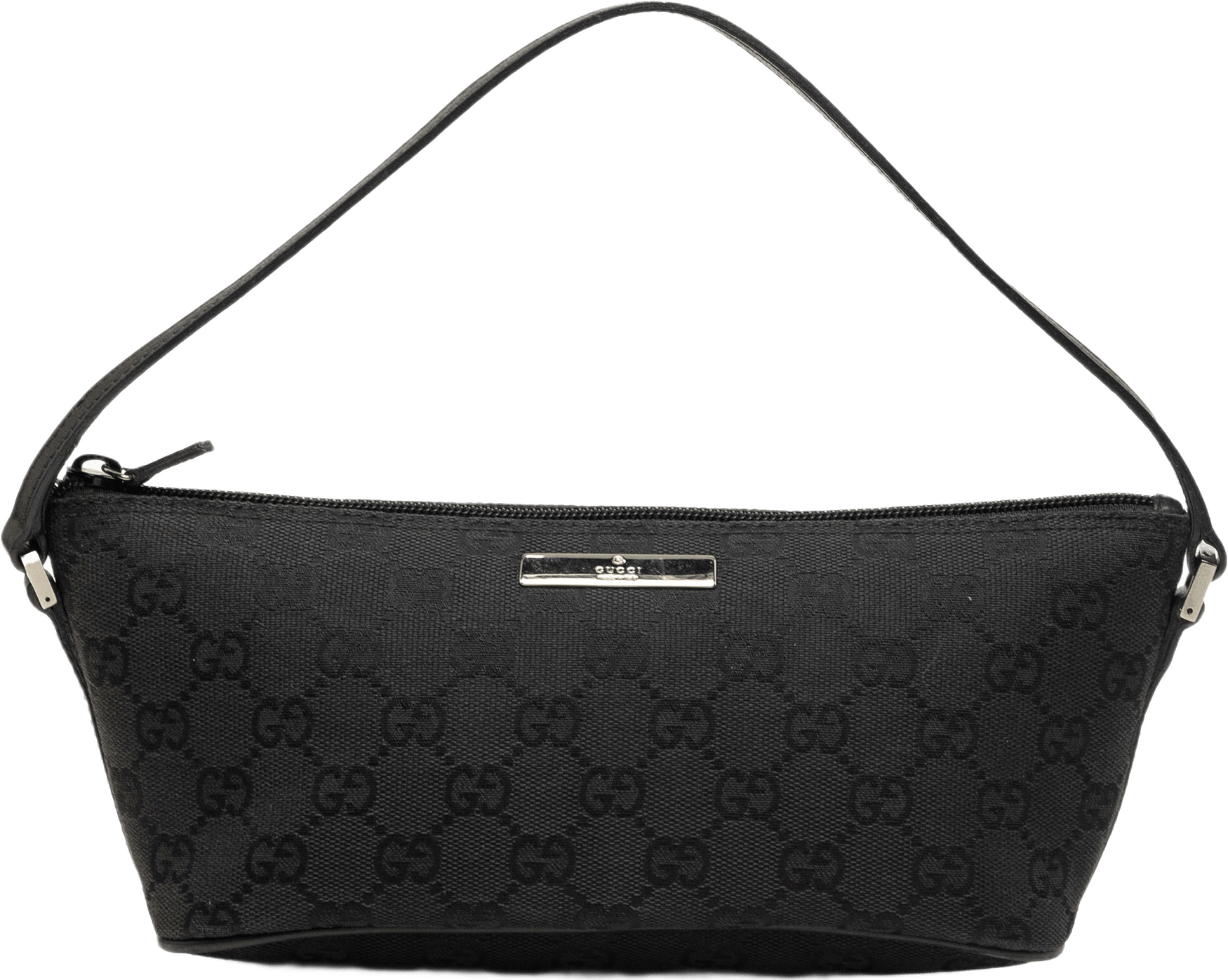 Gucci Gg Canvas Boat, från Luxclusif, i färgen svart.