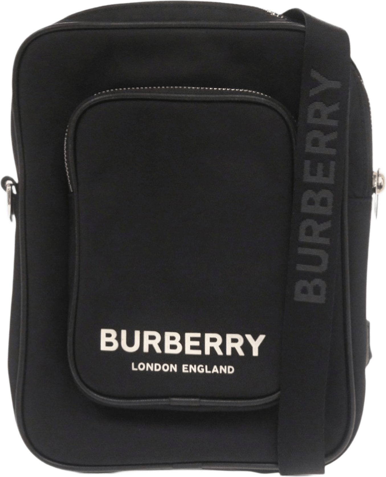 Burberry Nylon Logo Kieran Crossbody, från Luxclusif, i färgen black.