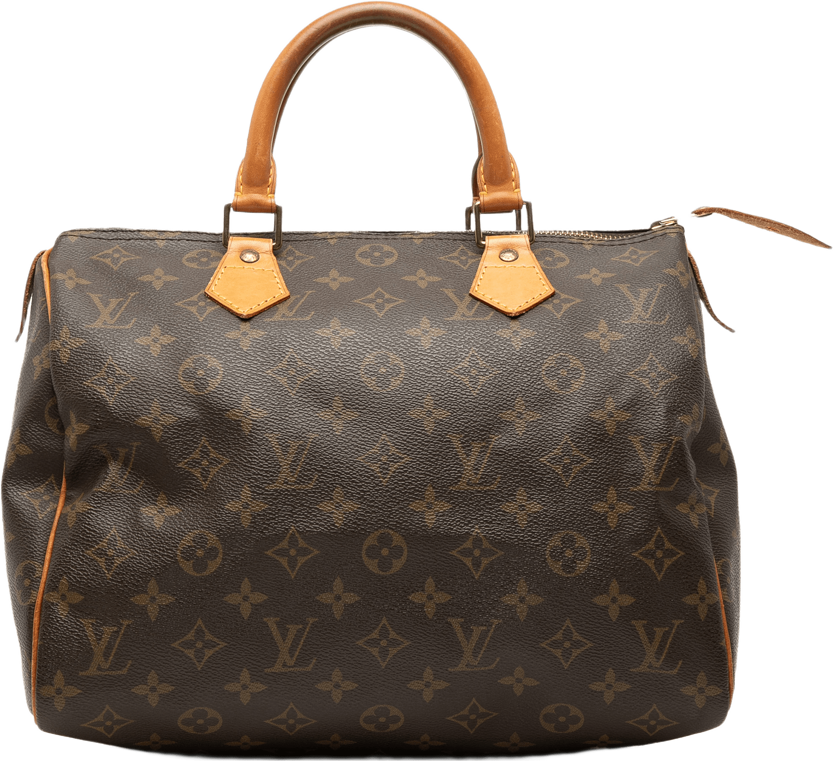 Louis Vuitton Monogram Speedy 30, från Luxclusif, i färgen brun.