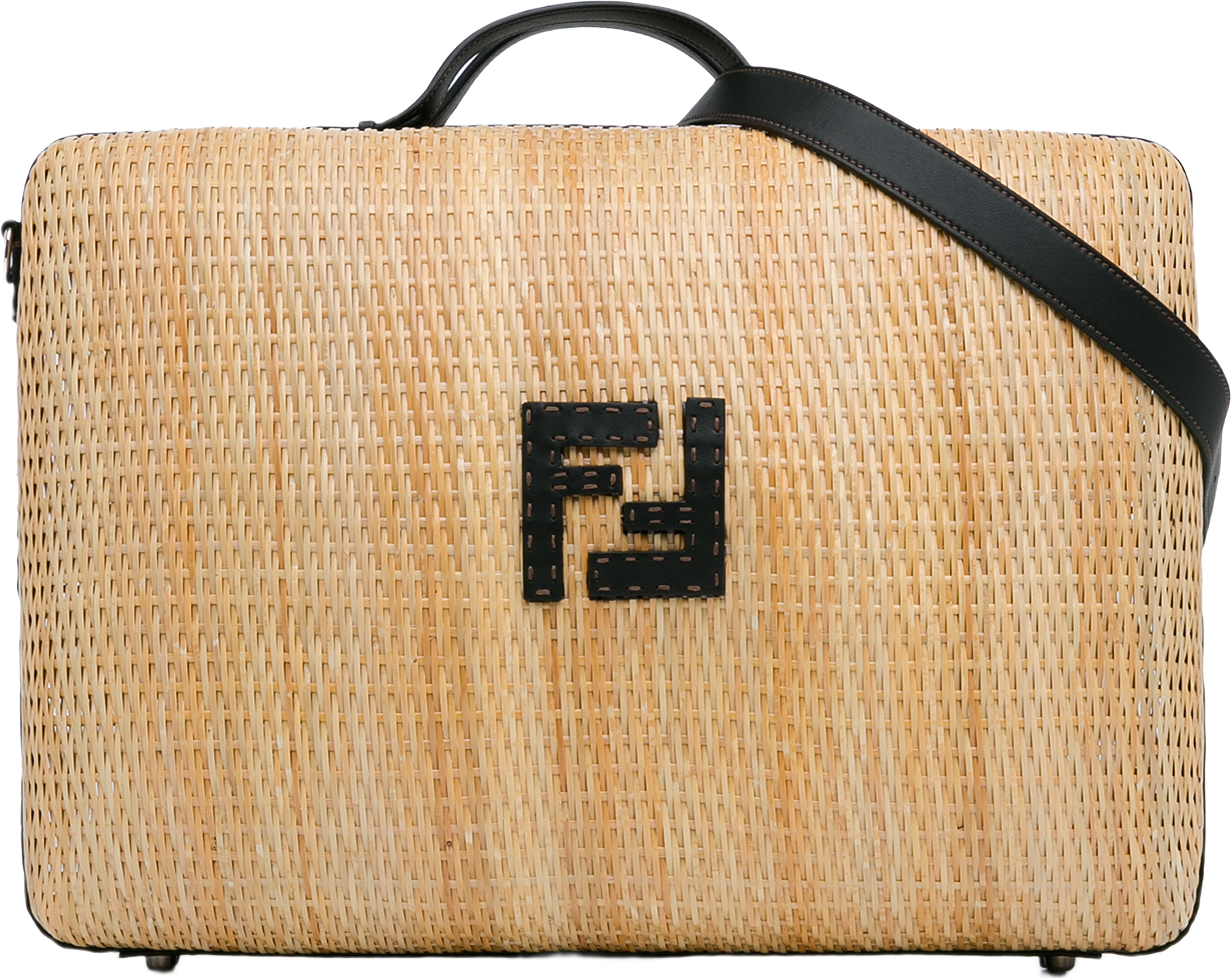 Fendi Rattan Travel Bag