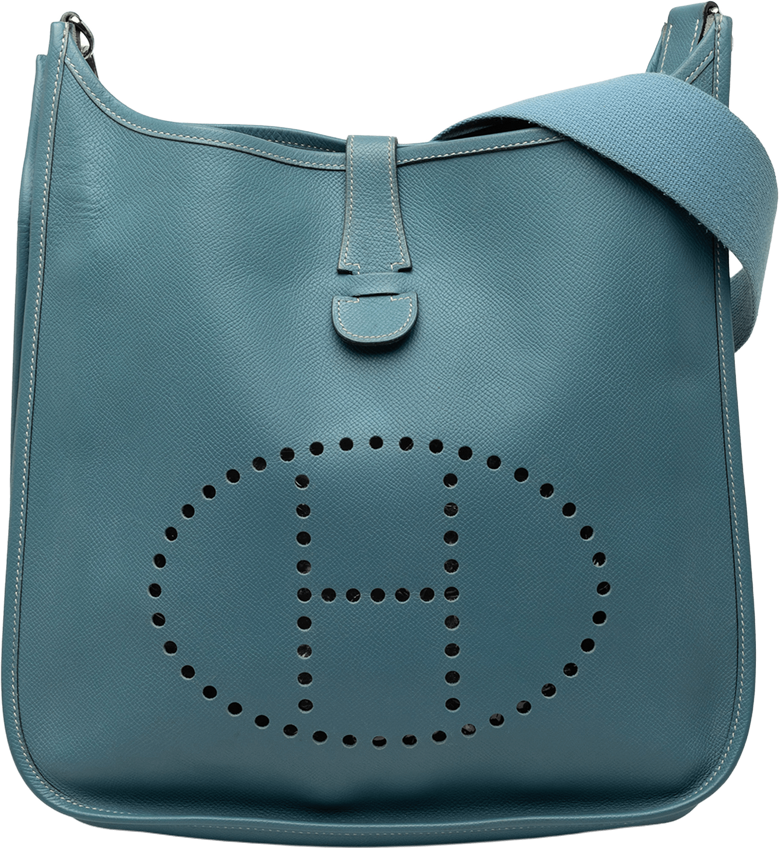 Hermès Epsom Evelyne Ii 29, från Luxclusif, i färgen peacock.