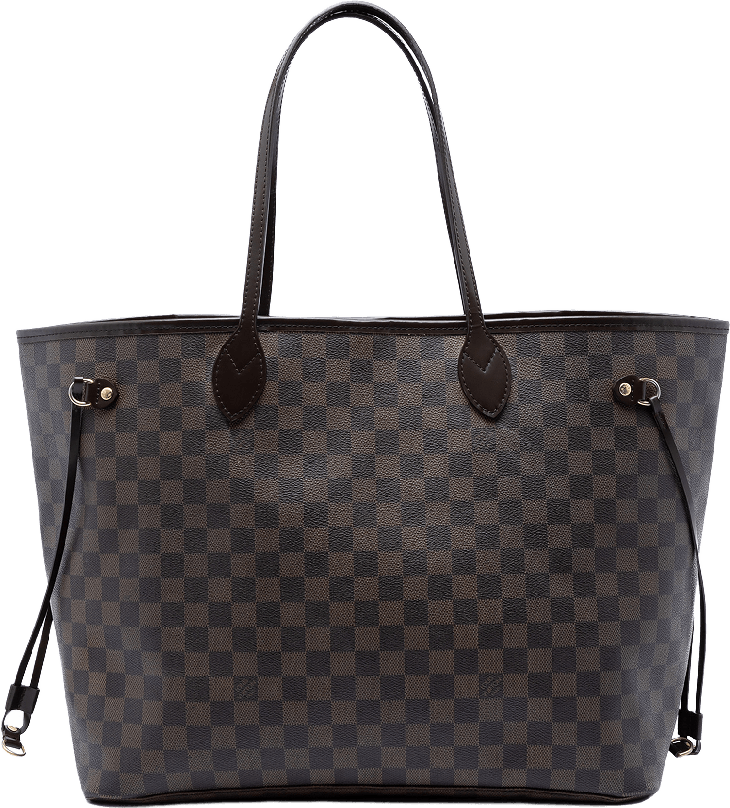 Louis Vuitton Damier Ebene Neverfull Gm, från Luxclusif, i färgen brown.