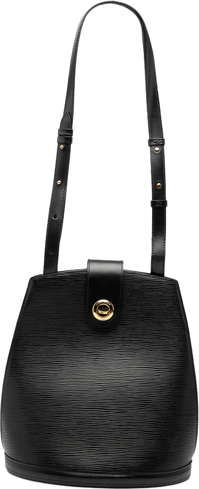 Louis Vuitton Epi Cluny, från Luxclusif, i färgen black.