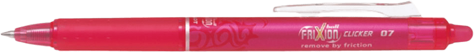 Frixion Clicker, 0,7 mm, från Pilot.