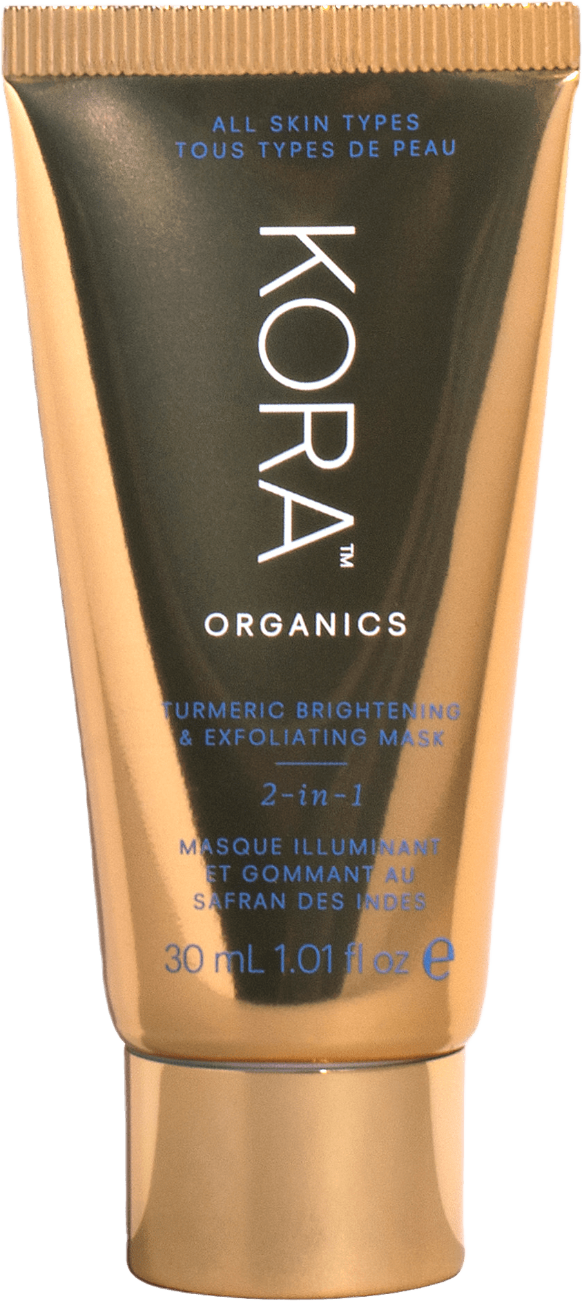 Turmeric Brightening & Exfoliating Mask 2-in-1, från KORA Organics.