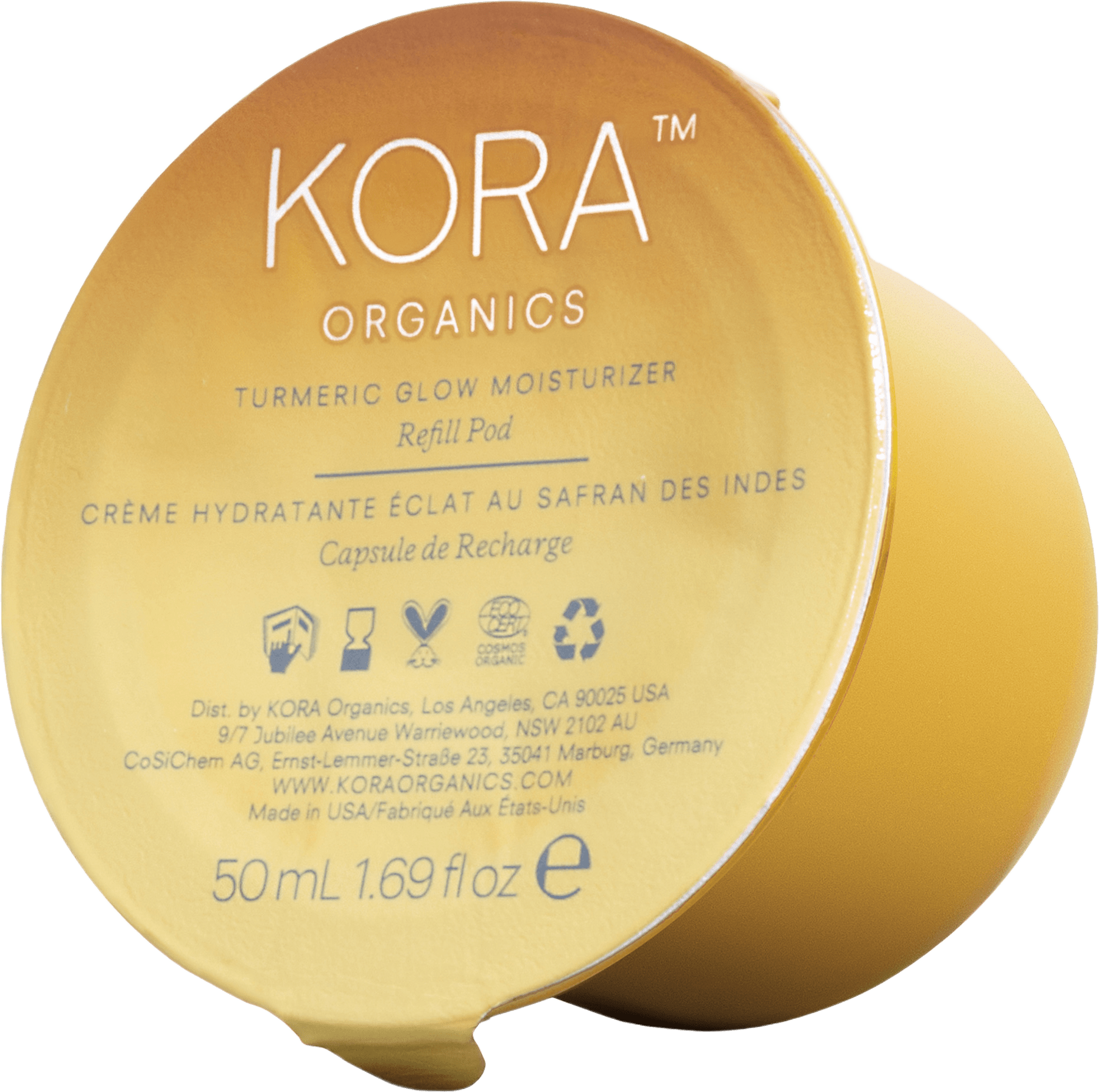 Refill - Turmeric Ultra Rich Moisturizer, 50 ml, från KORA Organics.