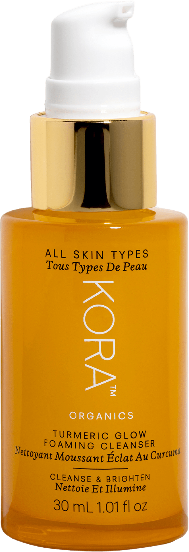 Turmeric Glow Foaming Cleanser, från KORA Organics.