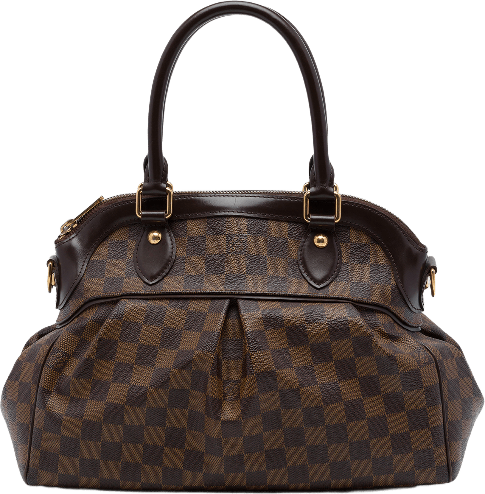 Louis Vuitton Damier Ebene Trevi Pm, från Luxclusif, i färgen brun.
