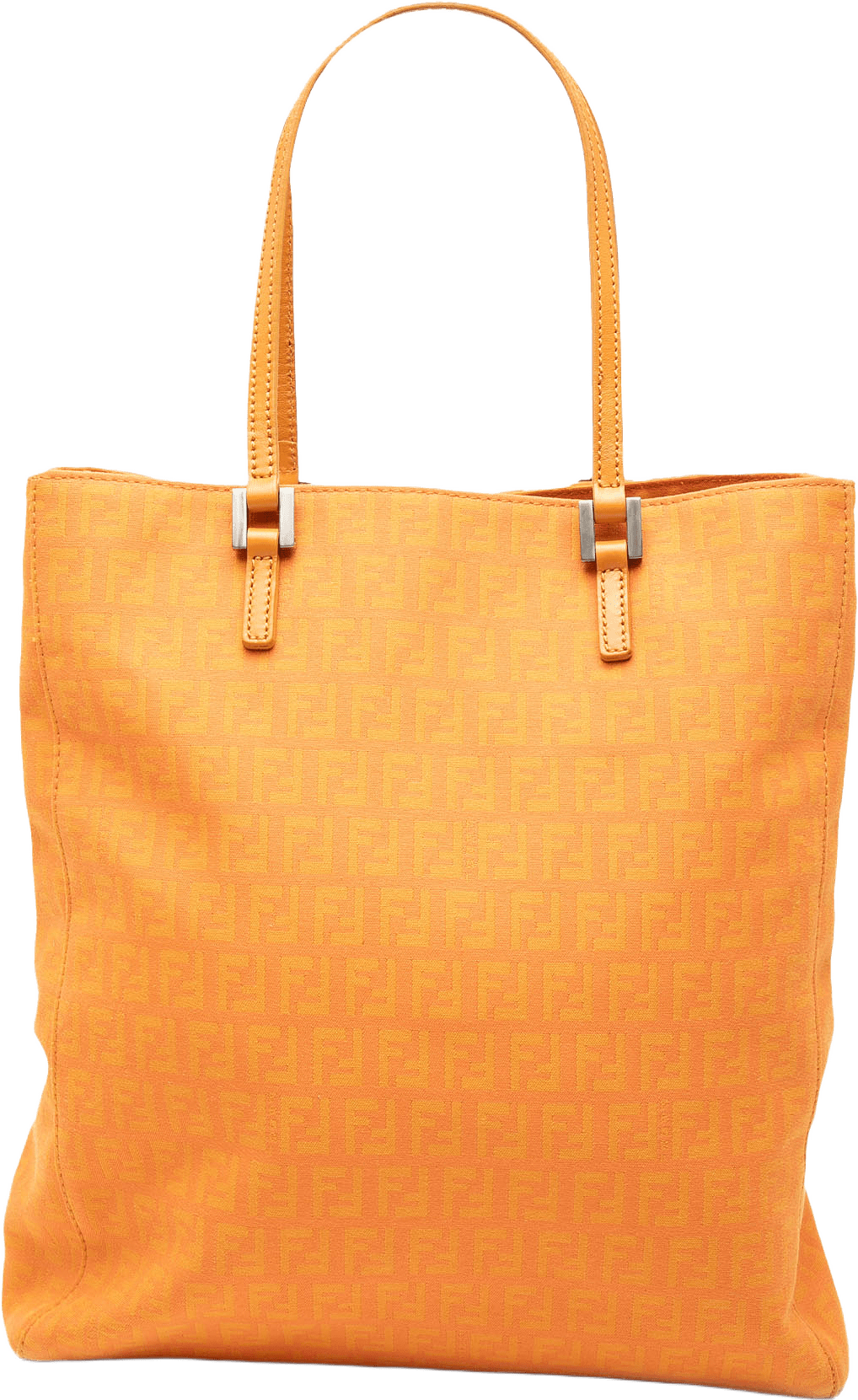 Fendi Zucchino Canvas Tote, från Luxclusif, i färgen orange.