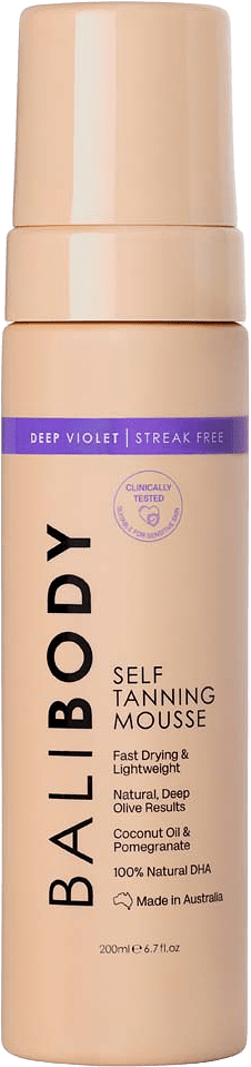 Deep Violet Self Tanning Mousse, från BALI BODY.