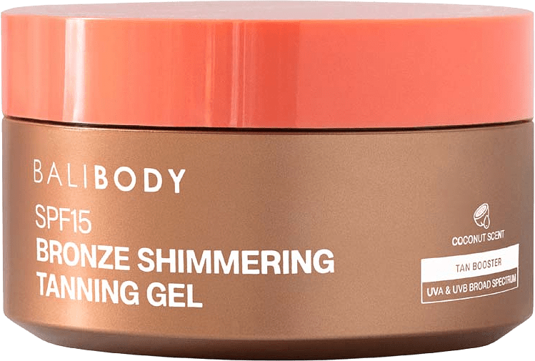 Bronze Shimmering Tanning Gel SPF15, från BALI BODY.