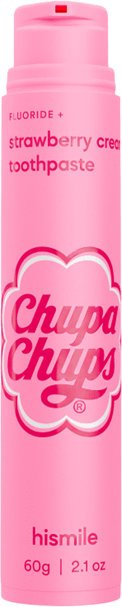 Chupa Chups Strawberry Cream Toothpaste, från Hismile.