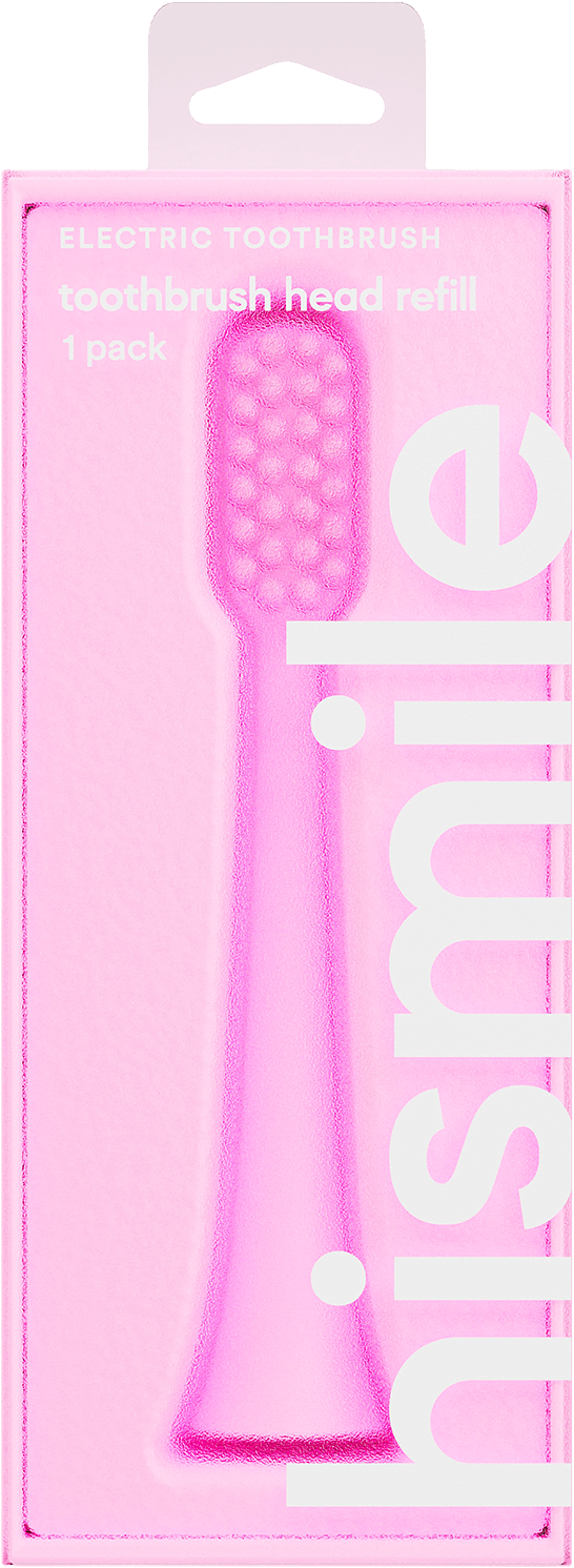 Toothbrush Head Refill, från Hismile, i färgen Pink.