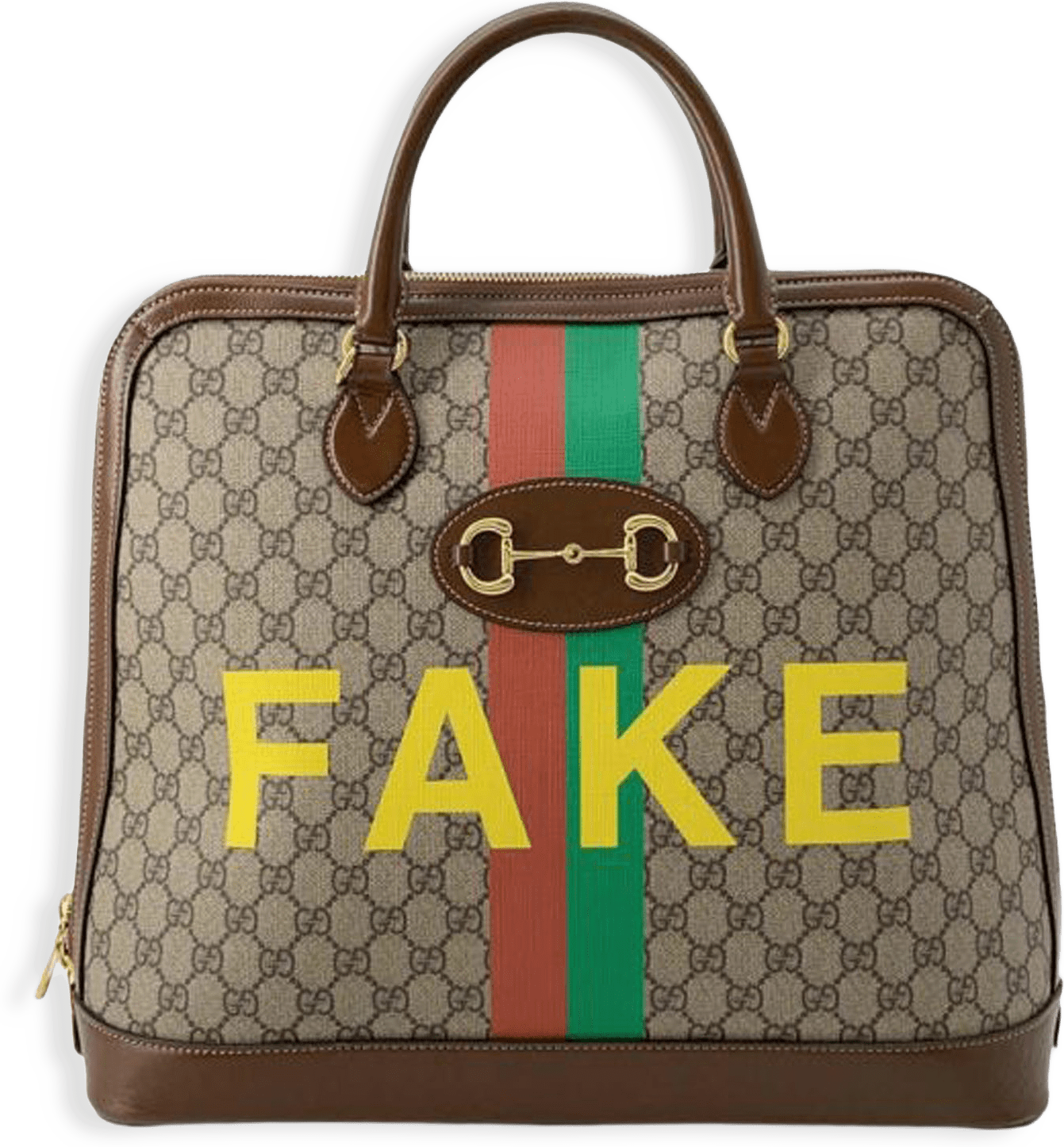 Gucci Small Gg Supreme Horsebit 1955 Duffle Bag