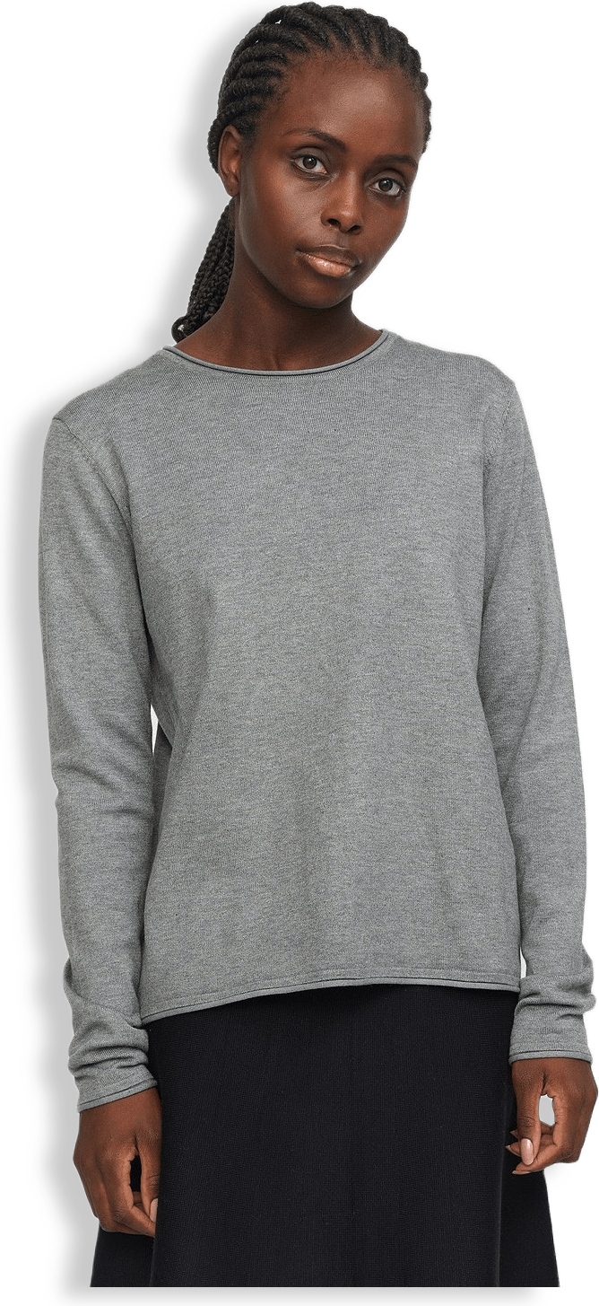 Srmarla O-neck Roll Edge Knit