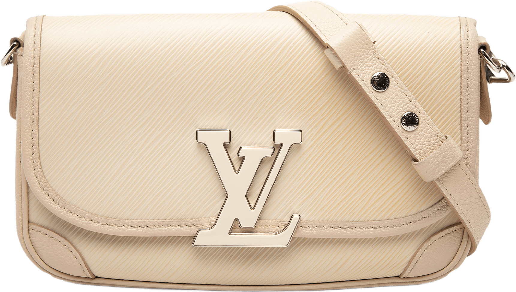 Louis Vuitton Epi Buci, från Luxclusif, i färgen off white.