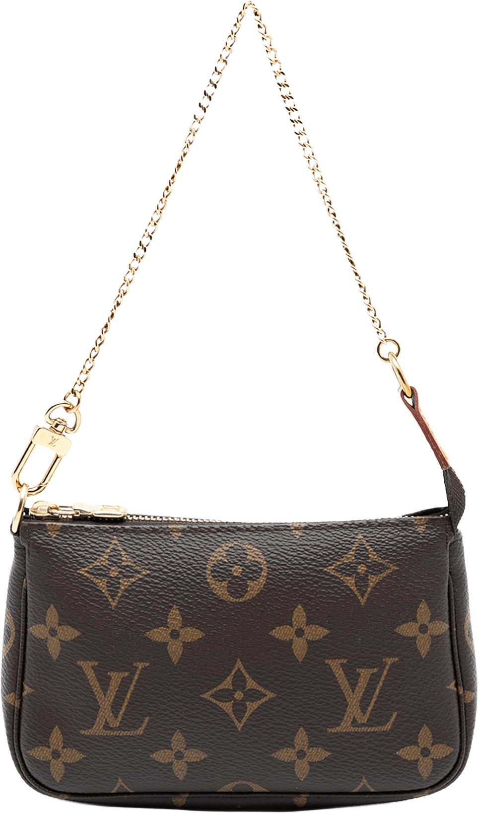 Louis Vuitton Monogram Mini Pochette Accessoires, från Luxclusif, i färgen brown.