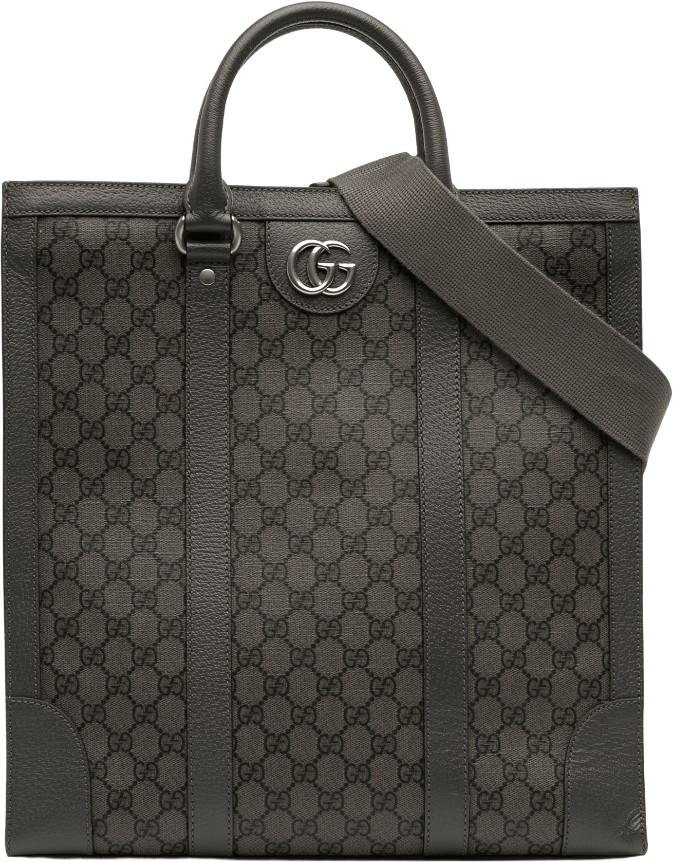 Gucci Medium Gg Supreme Ophidia Satchel, från Luxclusif, i färgen gray.