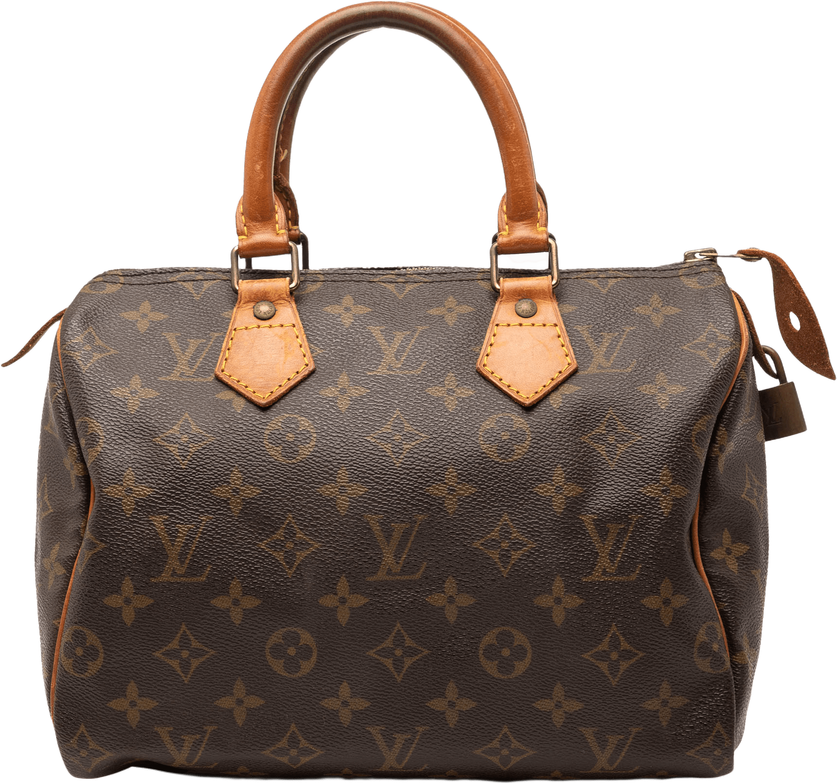 Louis Vuitton Monogram Speedy 25, från Luxclusif, i färgen brown.