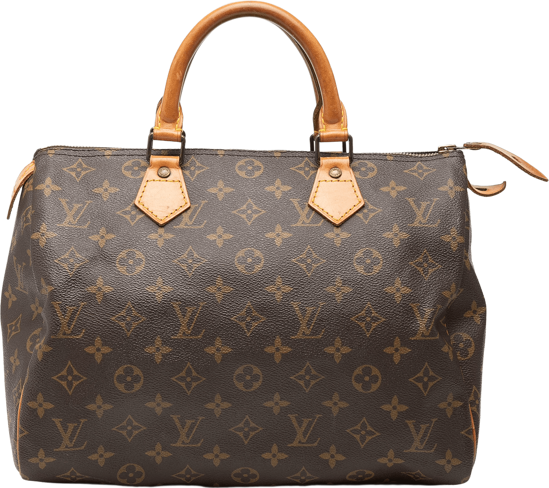 Louis Vuitton Monogram Speedy 30, från Luxclusif, i färgen brown.