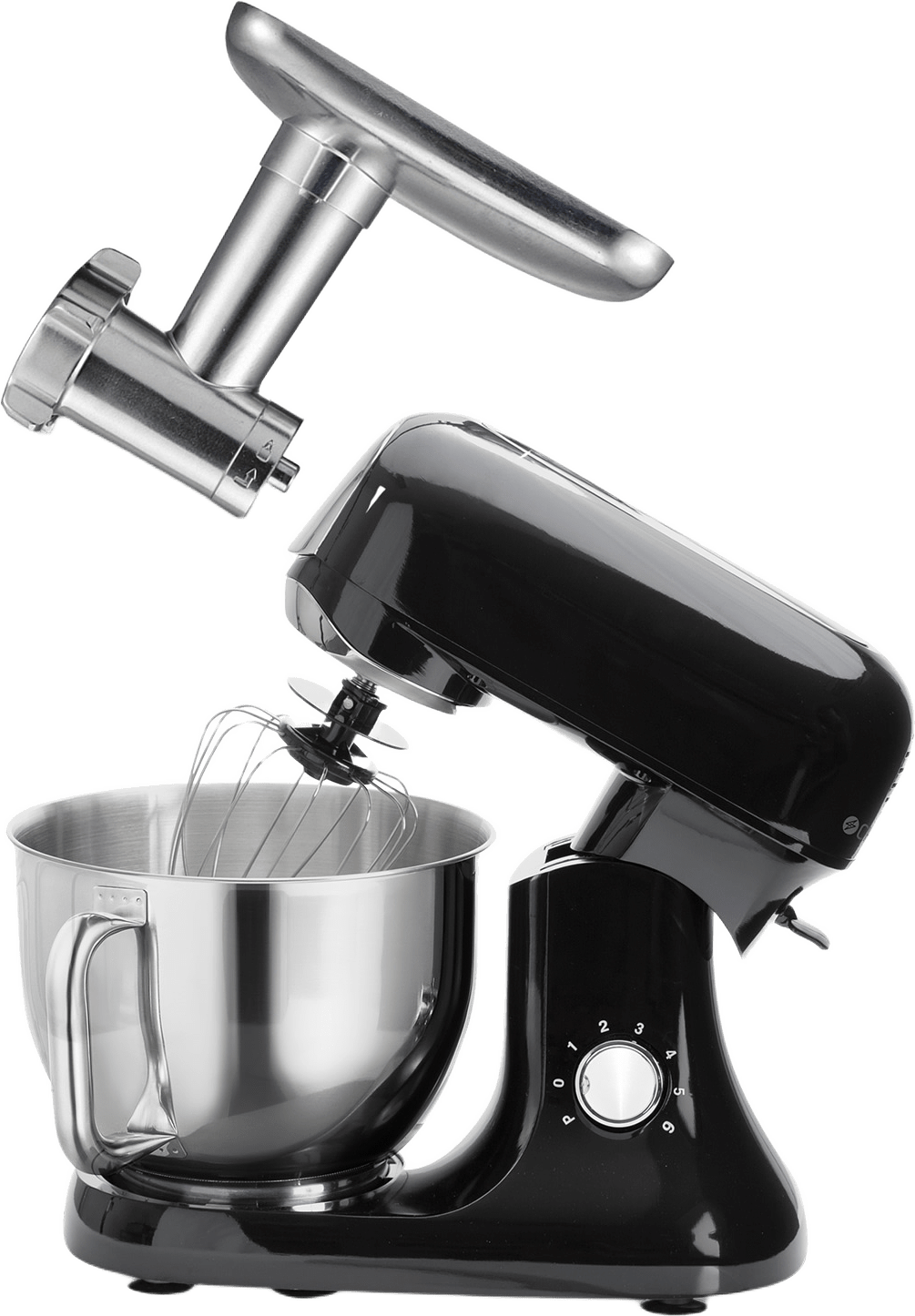 Köksmaskin Pro Ka400 Med Köttkvarn & Pastatillbehör, från Champion Nordic, i färgen svart.