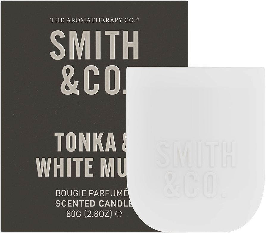 Tonka & White Musk Scented Mini Candle, från Smith & Co.
