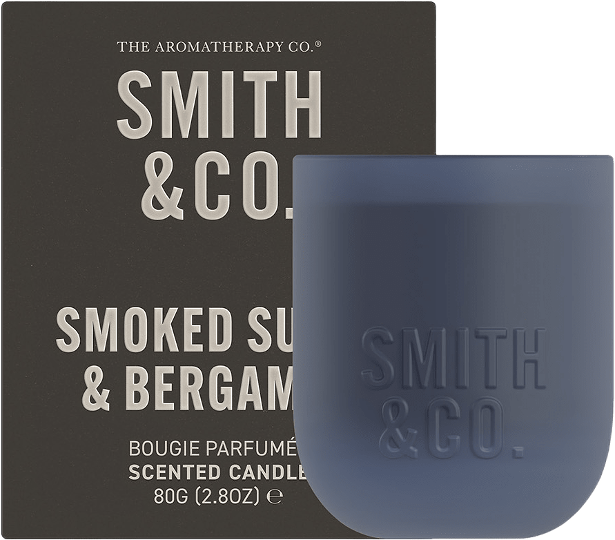 Smoked Suede & Bergamot Scented Mini Candle, från Smith & Co.