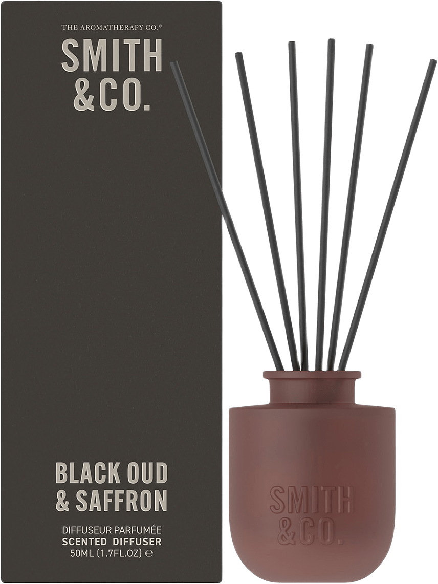 Black Oud & Saffron Mini Diffuser, från Smith & Co.