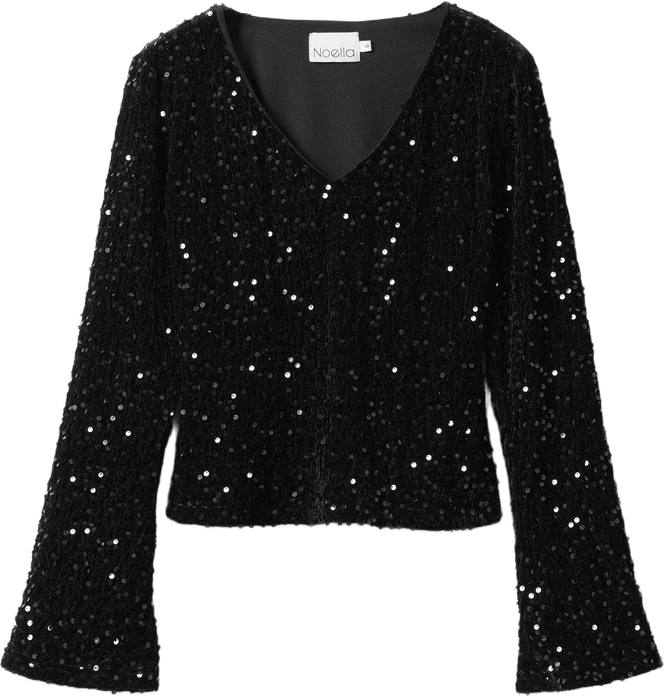 Lucille Top - Black, från Noella, i färgen black.