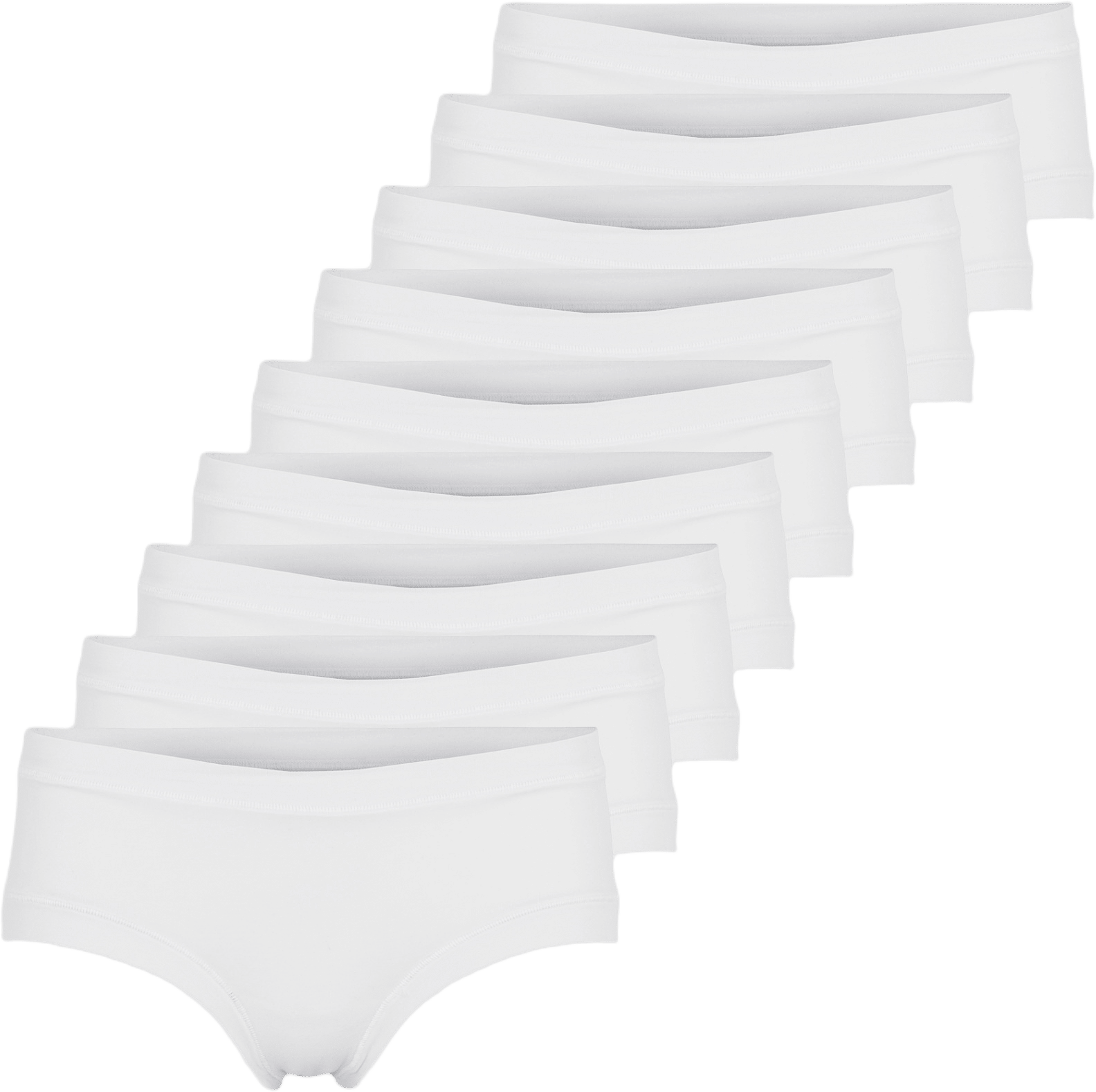 Bambu, Hipster Trosa, 9-pack, Vit, från JBS of Denmark, i färgen white.