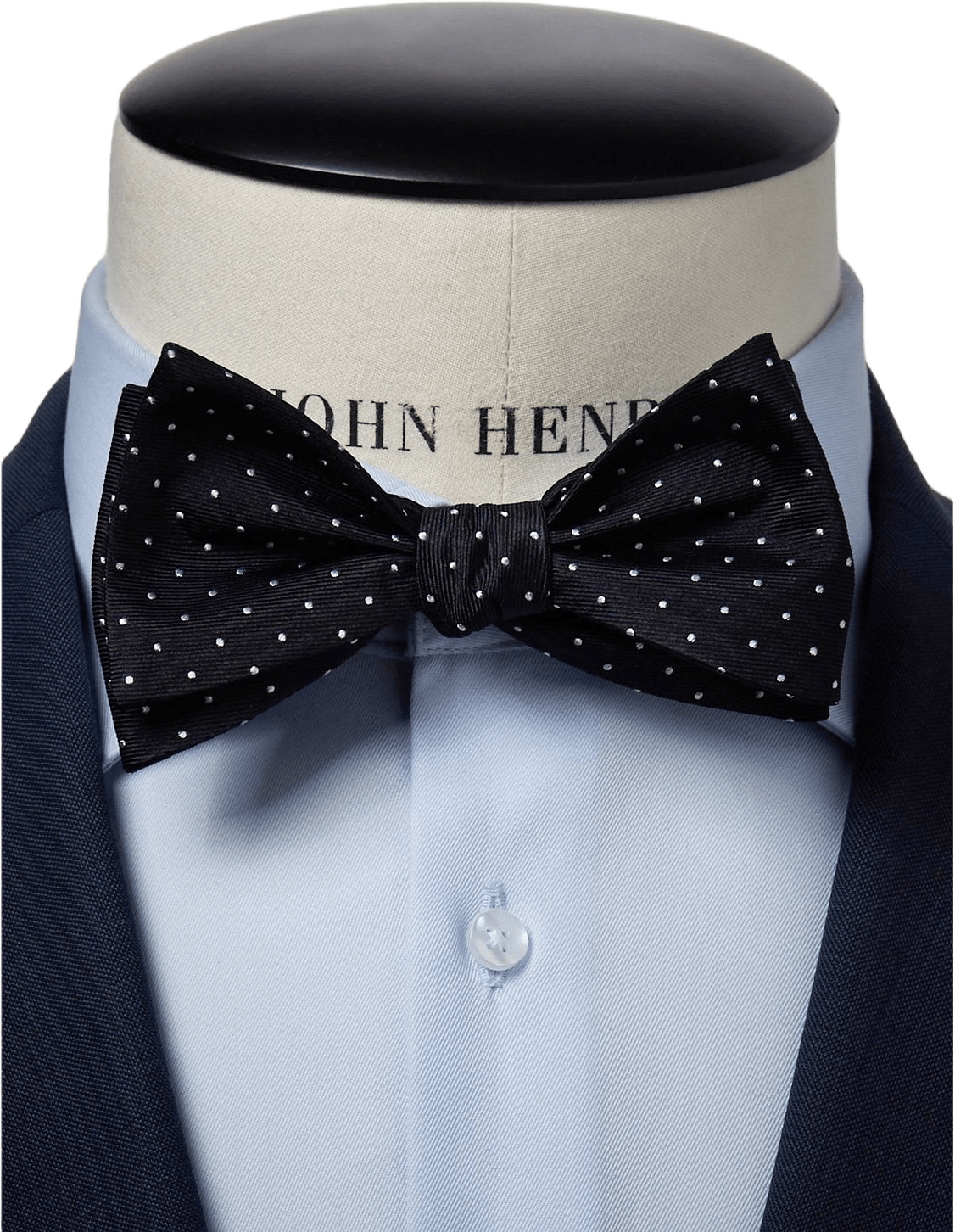 Bow Tie Dot Self Tied