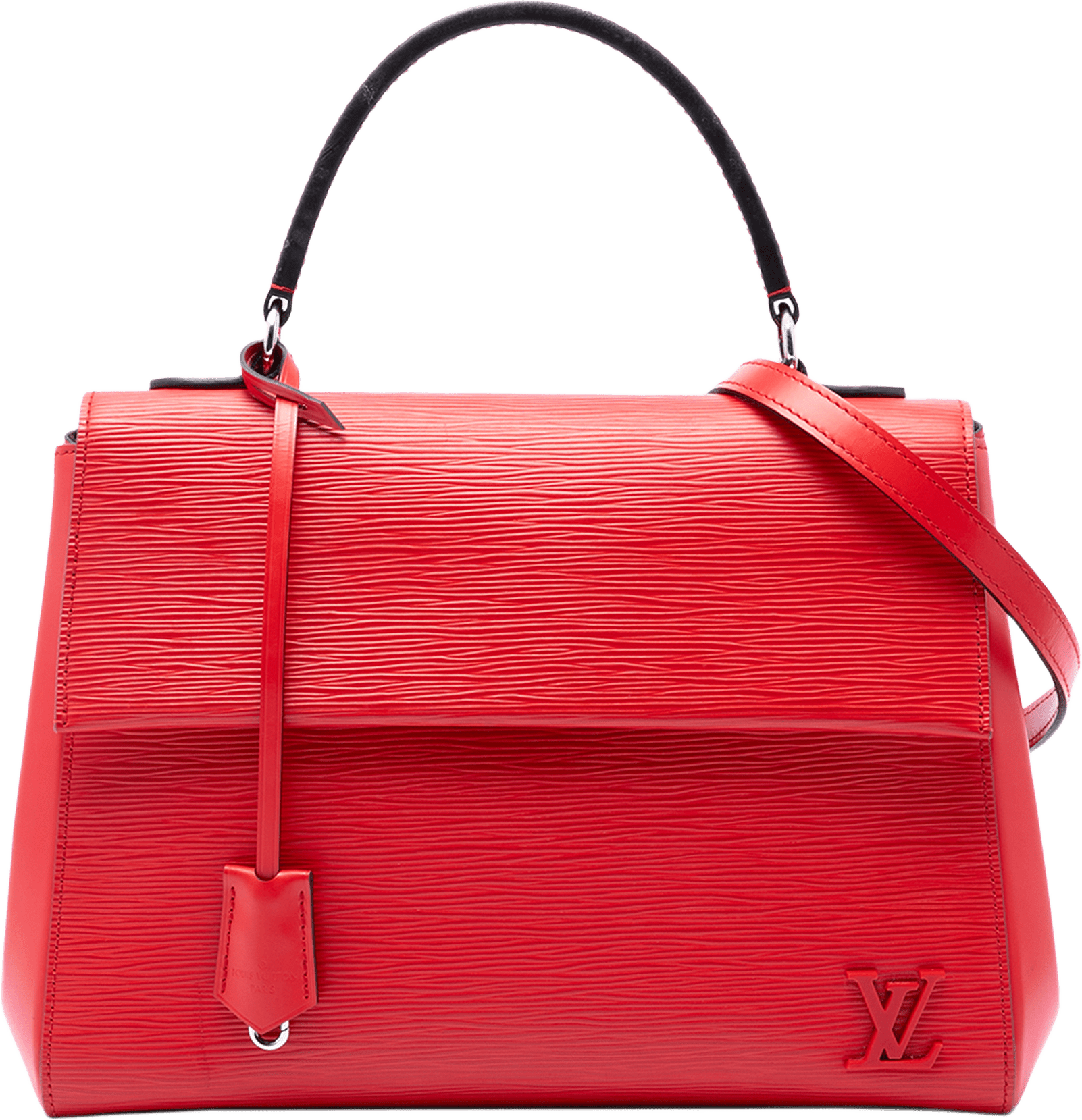 Louis Vuitton Epi Cluny Mm, från Luxclusif, i färgen röd.