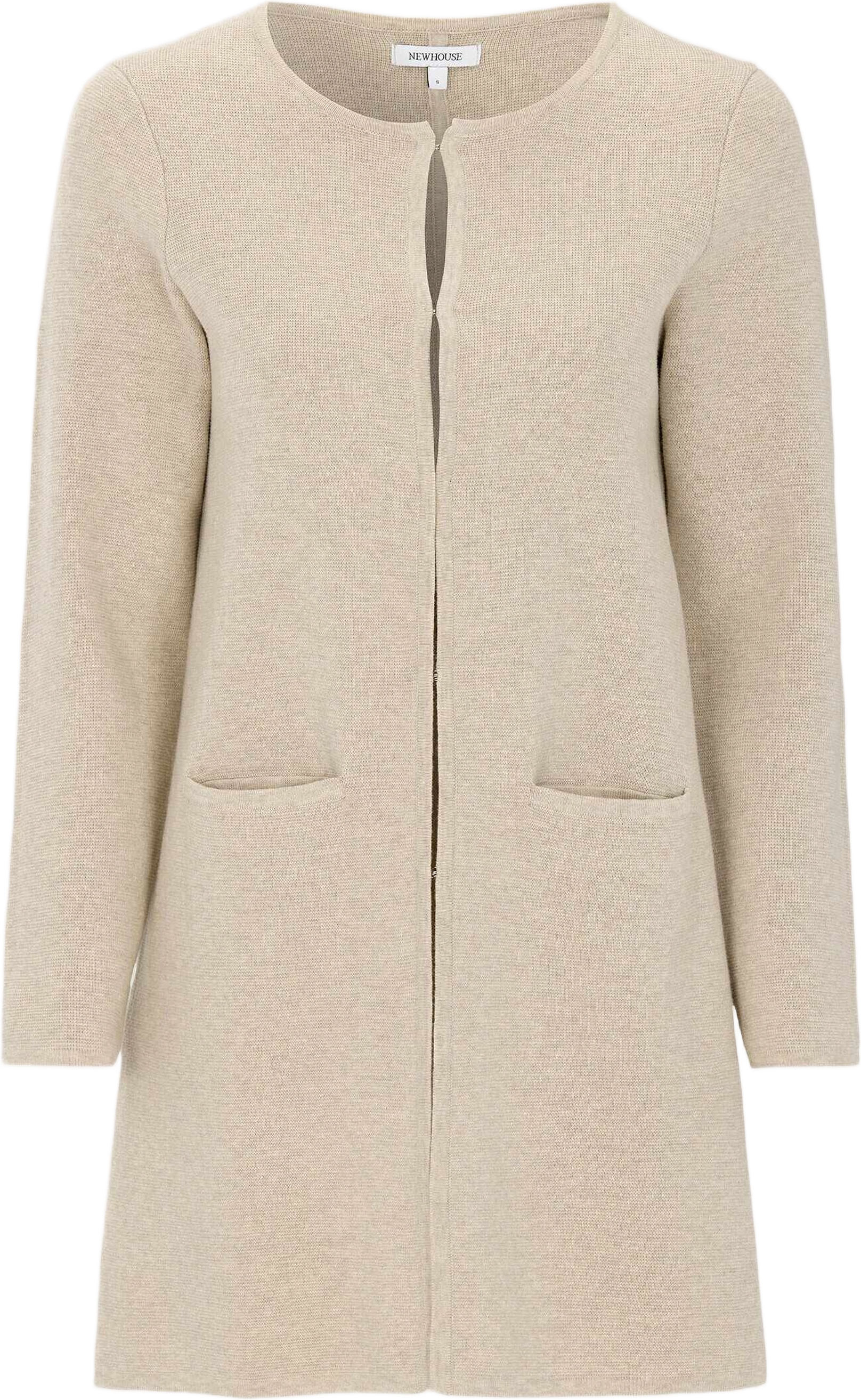 Helene Milano Cardigan, från Newhouse, i färgen american khaki.