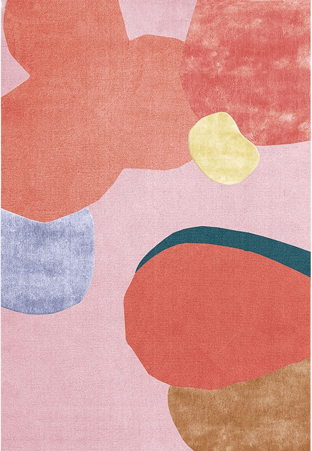 Poppy Kalas Matta Flower Field, från Layered, i färgen flowerfield pink.