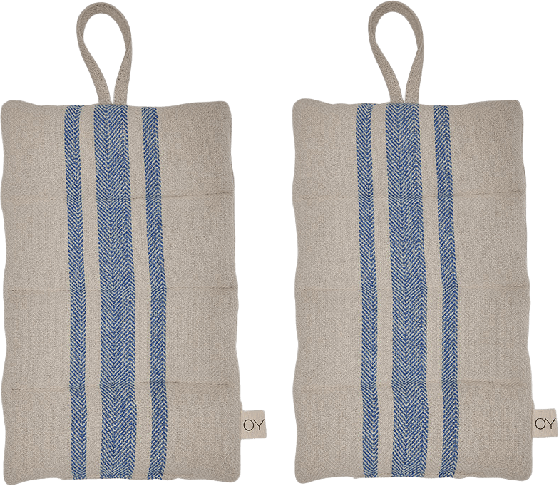 Linu Potholder - Pack Of 2, från OYOY Living, i färgen blue.